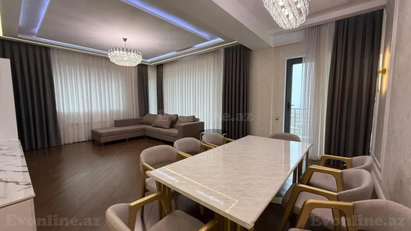 Kirayə verilir 3 otaqlı Mənzil Yeni tikili 165 m² Xətai r. - şəkil 3