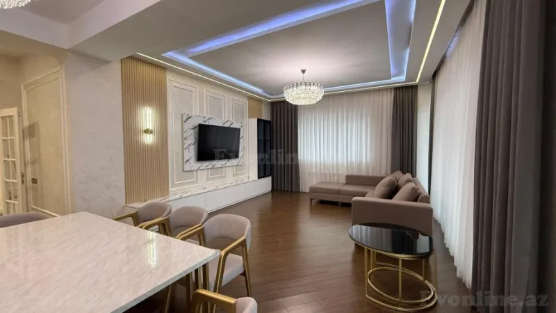 Kirayə verilir 3 otaqlı Mənzil Yeni tikili 165 m² Xətai r. - şəkil 4