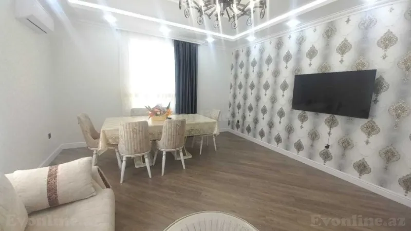 Kirayə verilir 3 otaqlı Mənzil Yeni tikili 122 m² Nərimanov r. - şəkil 3
