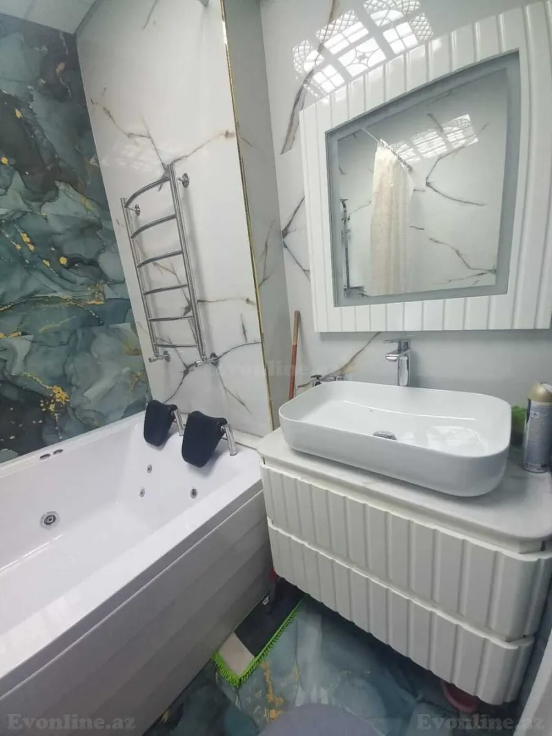 Kirayə verilir 3 otaqlı Mənzil Yeni tikili 122 m² Nərimanov r. - şəkil 13