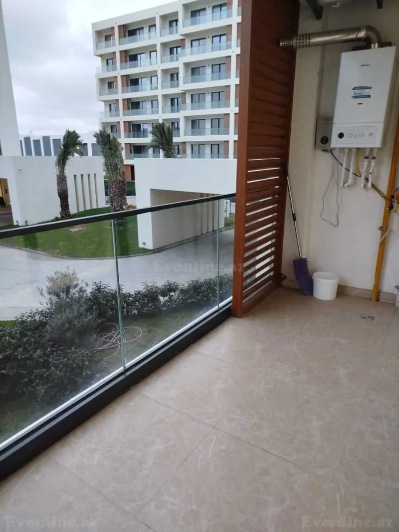 Kirayə verilir 1 otaqlı Mənzil Yeni tikili 60 m² Sabunçu r. - şəkil 2