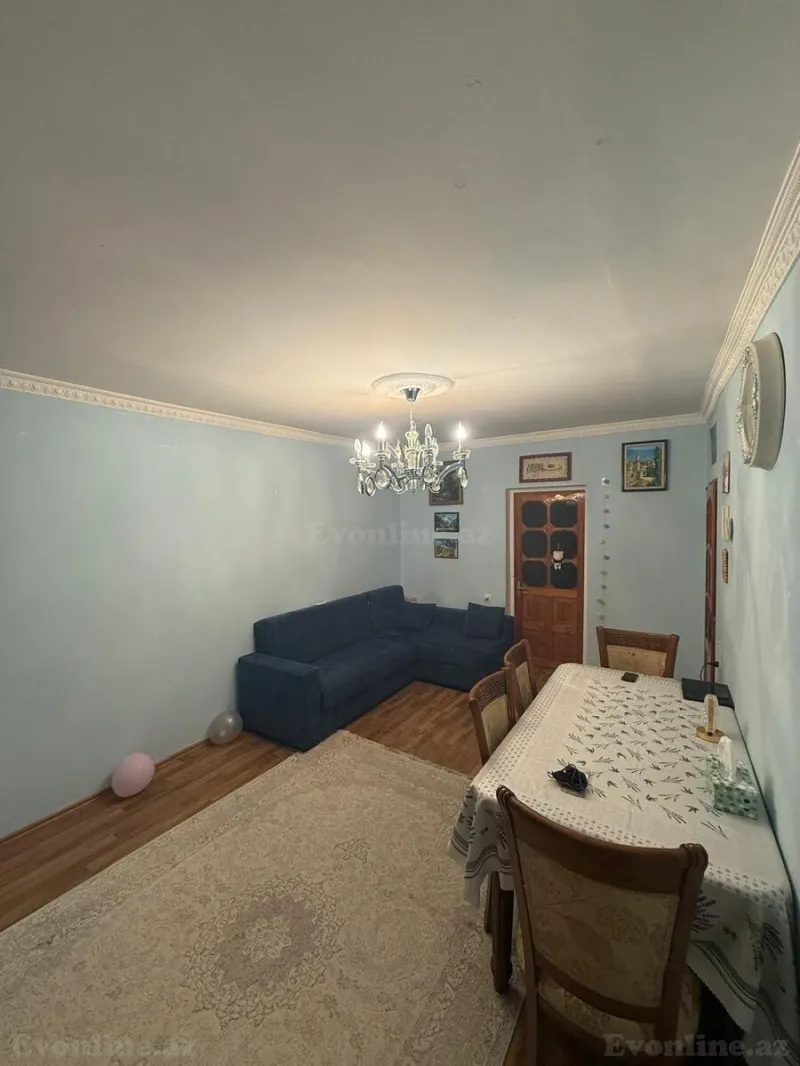 Satılır 3 otaqlı Mənzil Köhnə tikili 63 m² İnşaatçılar m. - şəkil 3