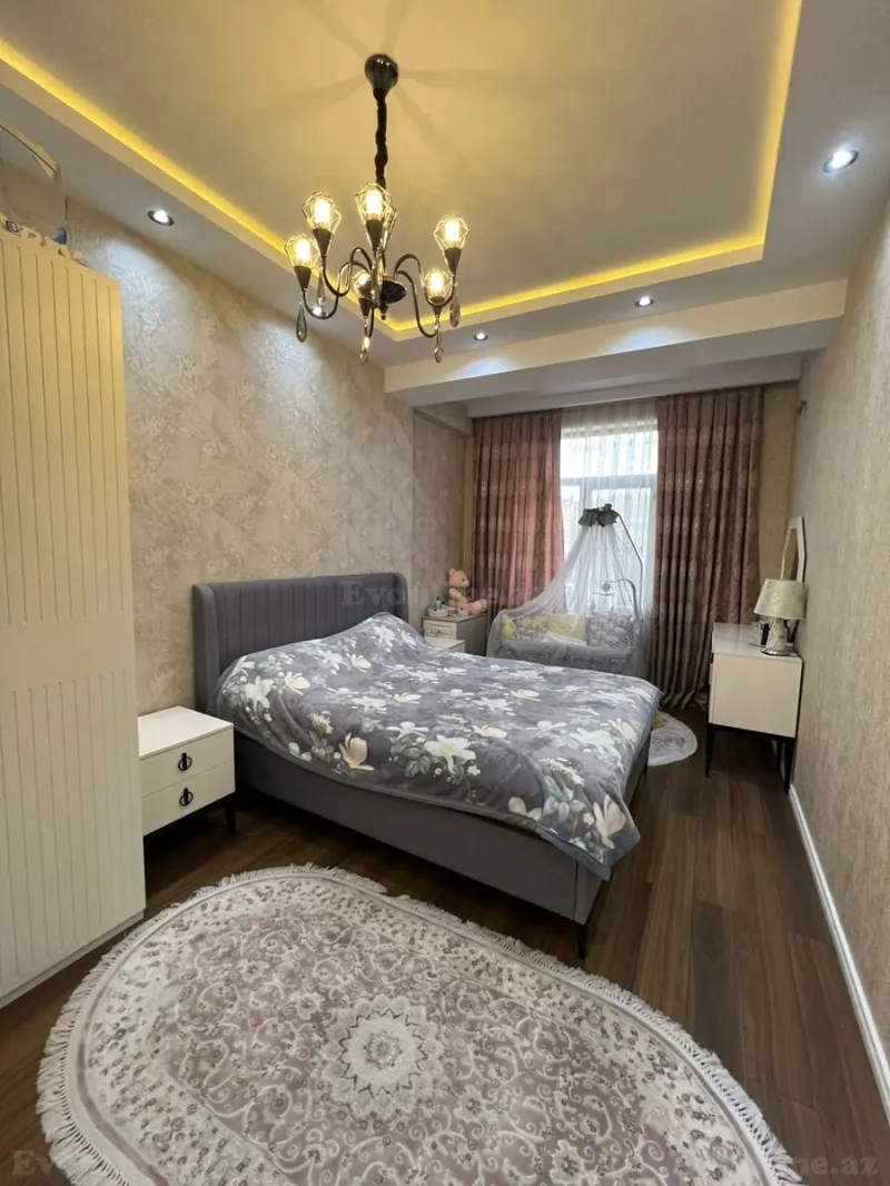 Satılır 2 otaqlı Mənzil Yeni tikili 90 m² Qara Qarayev m. - şəkil 3