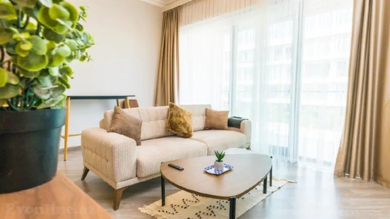 Kirayə verilir 1 otaqlı Mənzil Yeni tikili 65 m² Sabunçu r. - şəkil 7