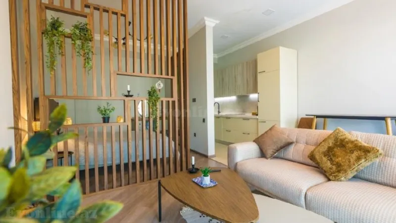 Kirayə verilir 1 otaqlı Mənzil Yeni tikili 65 m² Sabunçu r. - şəkil 10