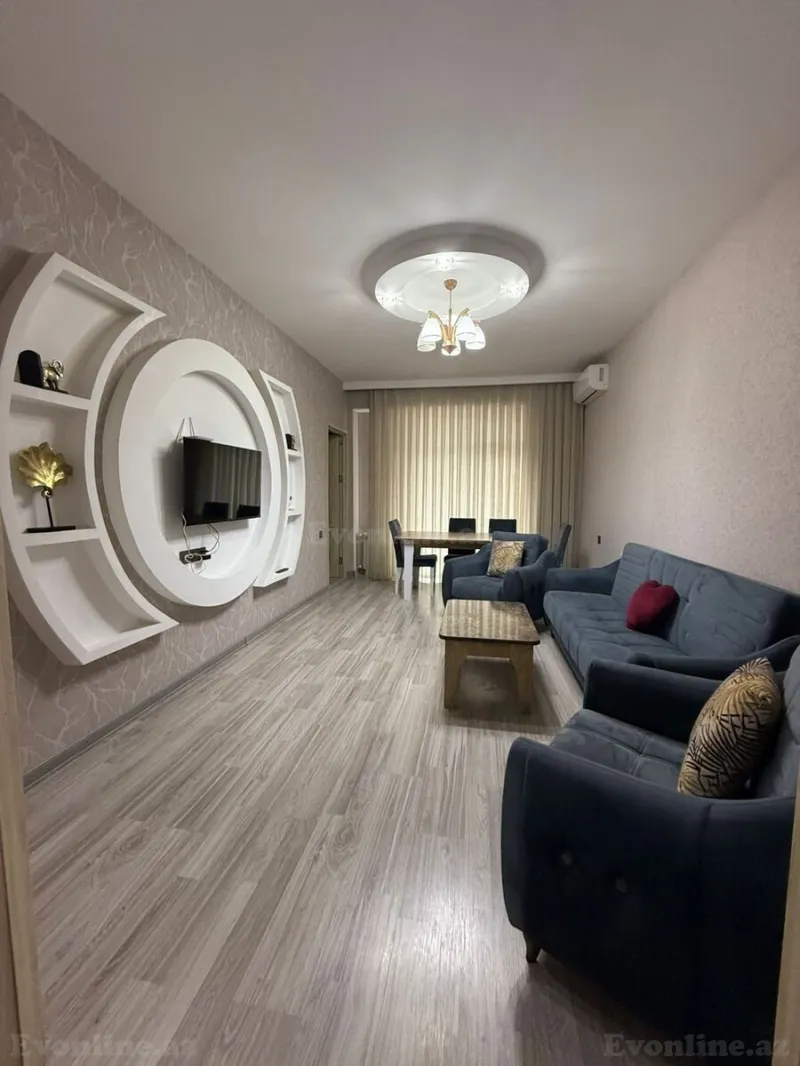 Kirayə verilir 3 otaqlı Mənzil Yeni tikili 106 m² 8 Noyabr m. - şəkil 2