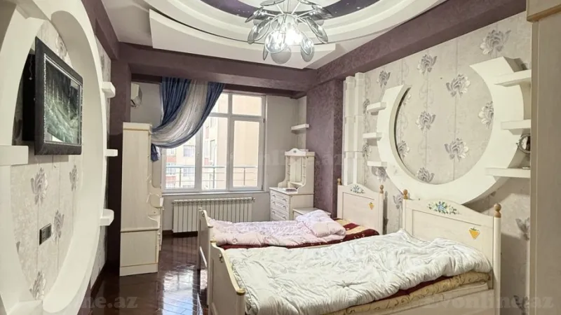 Kirayə verilir 3 otaqlı Mənzil Yeni tikili 140 m² Nizami r. - şəkil 3