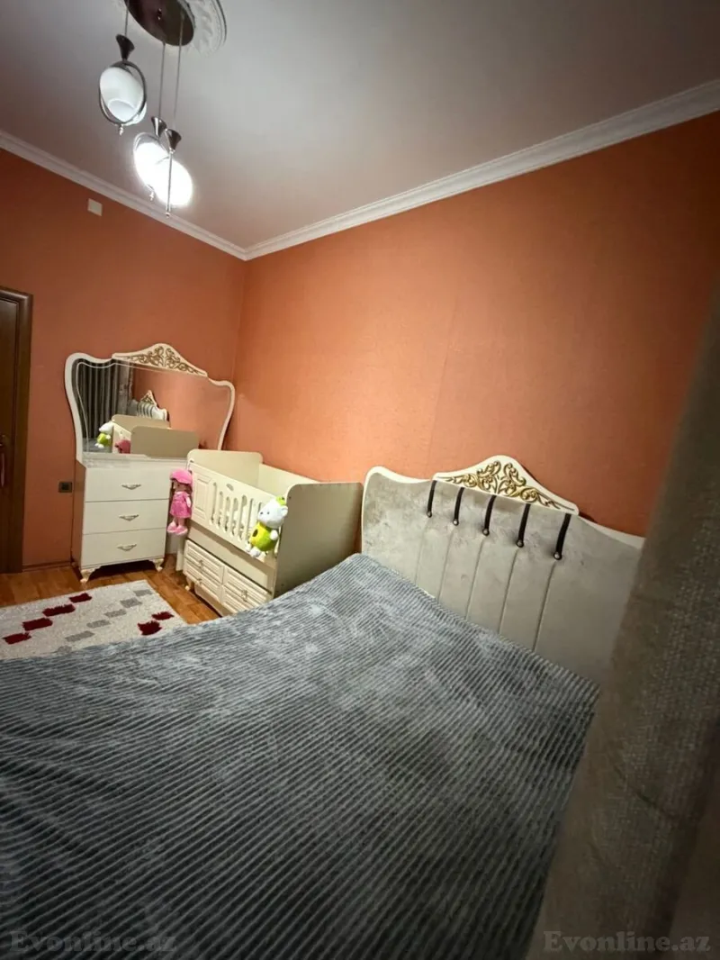 Satılır 3 otaqlı Mənzil Yeni tikili 90 m² Memar Əcəmi m. - şəkil 3