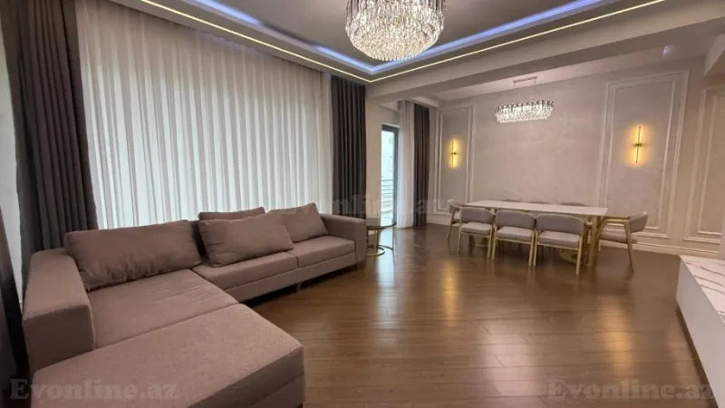 Kirayə verilir 3 otaqlı Mənzil Yeni tikili 165 m² Xətai r. - şəkil 3