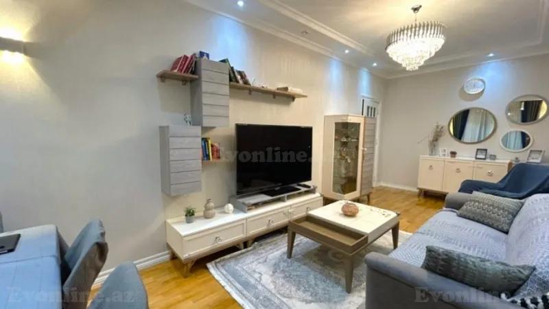 Satılır 3 otaqlı Mənzil Yeni tikili 80 m² Həzi Aslanov m. - şəkil 2