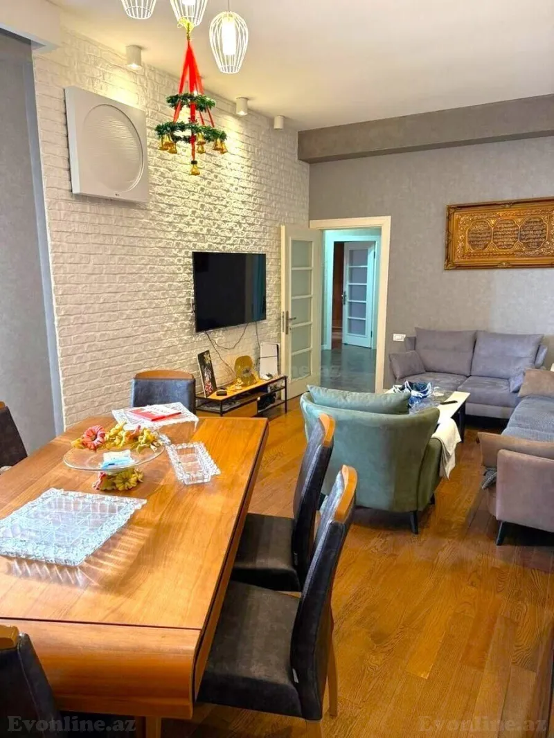 Satılır 3 otaqlı Mənzil Yeni tikili 115 m² 8 Noyabr m. - şəkil 2