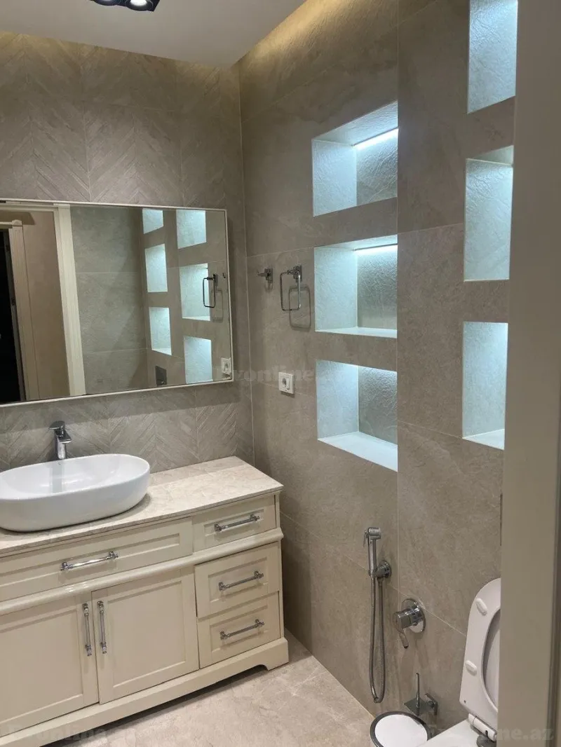 Satılır 3 otaqlı Mənzil Yeni tikili 107 m² Elmlər Akademiyası m. - şəkil 12