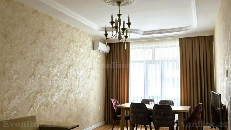 Satılır 2 otaqlı Mənzil Yeni tikili 90 m² Həzi Aslanov m. - şəkil 3