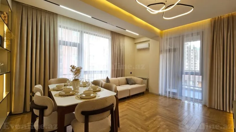 Satılır 2 otaqlı Mənzil Yeni tikili 80 m² Nərimanov r. - şəkil 2