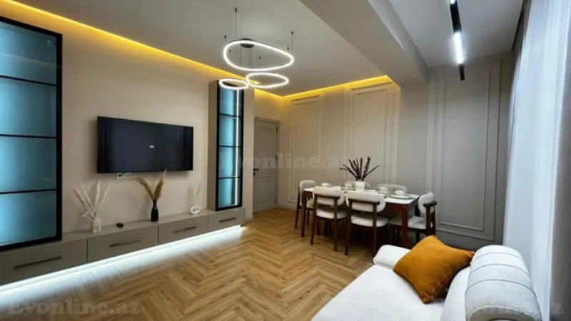 Satılır 2 otaqlı Mənzil Yeni tikili 80 m² Nərimanov r. - şəkil 3