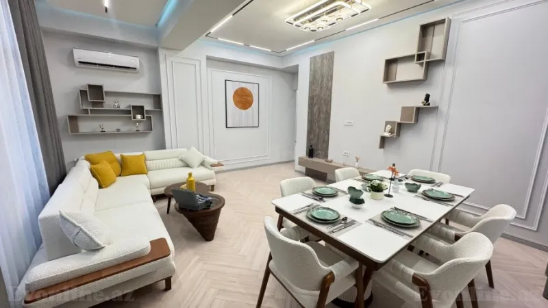 Satılır 3 otaqlı Mənzil Yeni tikili 125 m² Nəsimi r. - şəkil 2