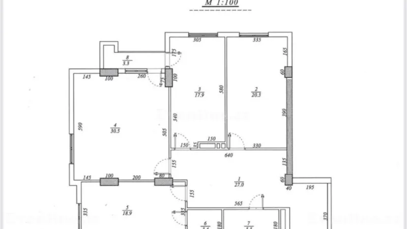Satılır 3 otaqlı Mənzil Yeni tikili 133 m² Nəriman Nərimanov m. - şəkil 2