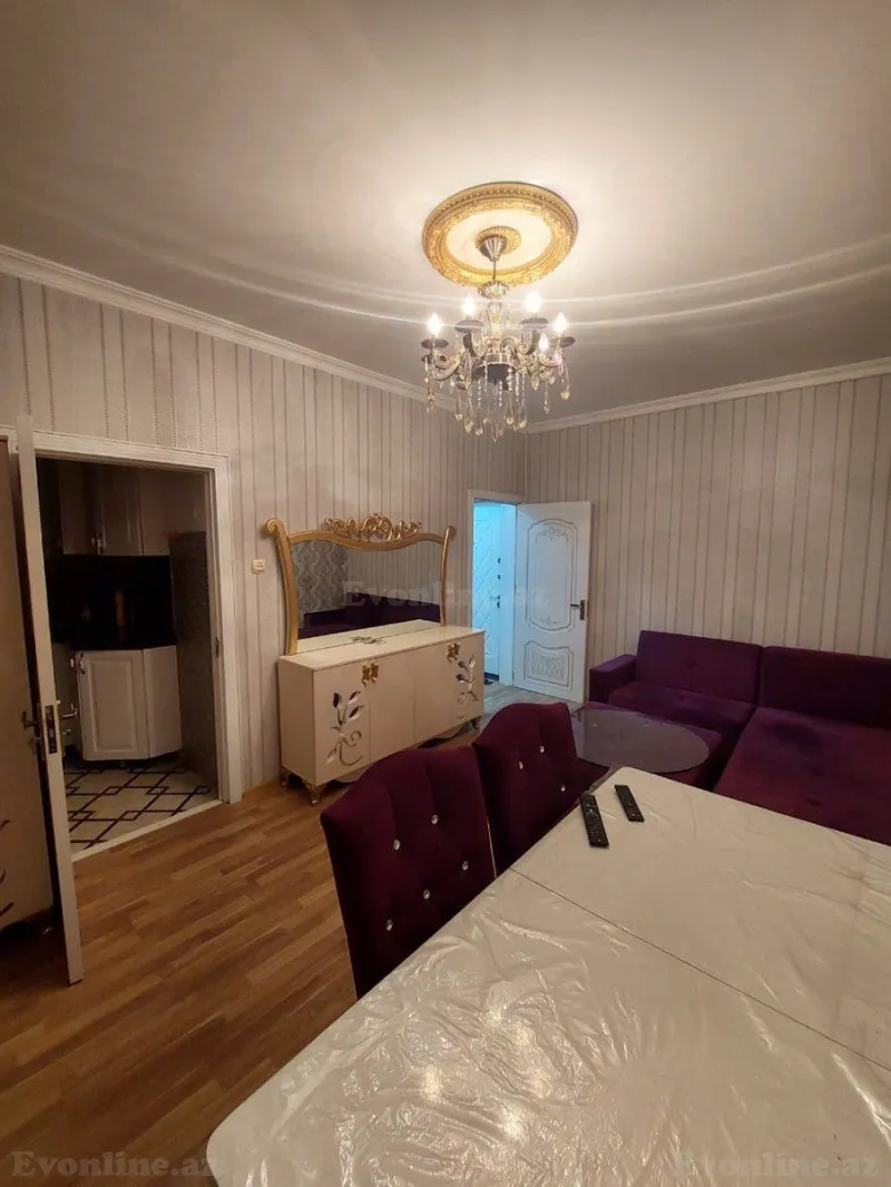 Kirayə verilir 2 otaqlı Mənzil Köhnə tikili 50 m² 4-cü mikrorayon - şəkil 2