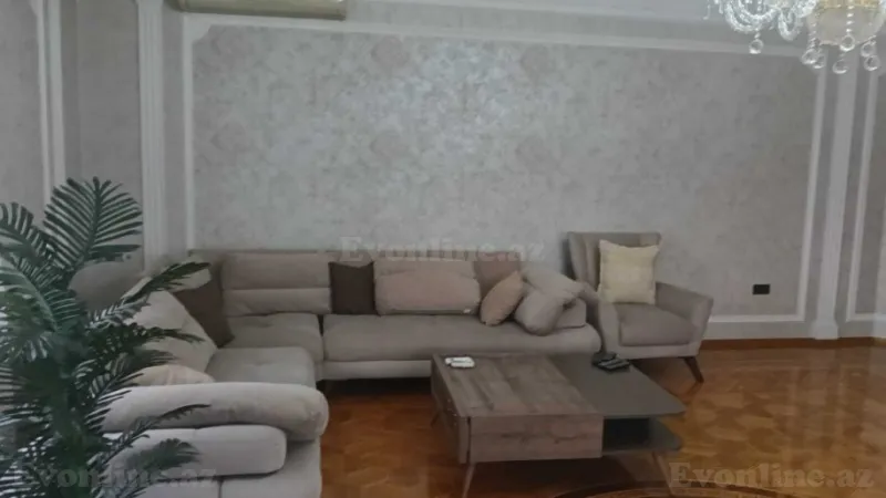 Kirayə verilir 4 otaqlı Mənzil Yeni tikili 170 m² Nəsimi r. - şəkil 2