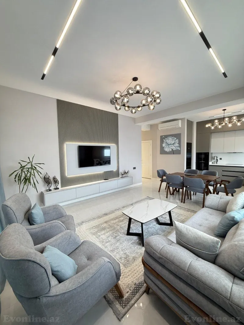 Kirayə verilir 3 otaqlı Mənzil Yeni tikili 120 m² Xətai r. - şəkil 3