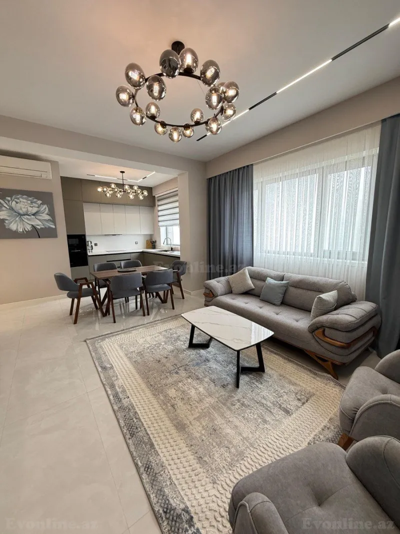 Kirayə verilir 3 otaqlı Mənzil Yeni tikili 120 m² Xətai r. - şəkil 4