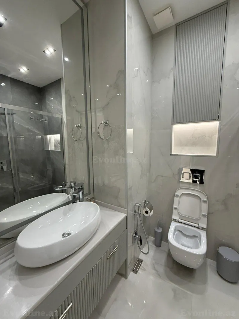 Kirayə verilir 3 otaqlı Mənzil Yeni tikili 120 m² Xətai r. - şəkil 16