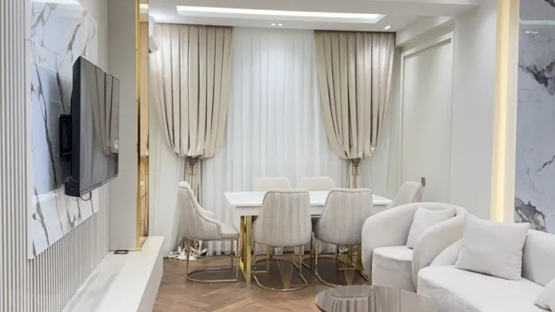 Kirayə verilir 4 otaqlı Mənzil Yeni tikili 140 m² Neftçilər m. - şəkil 3