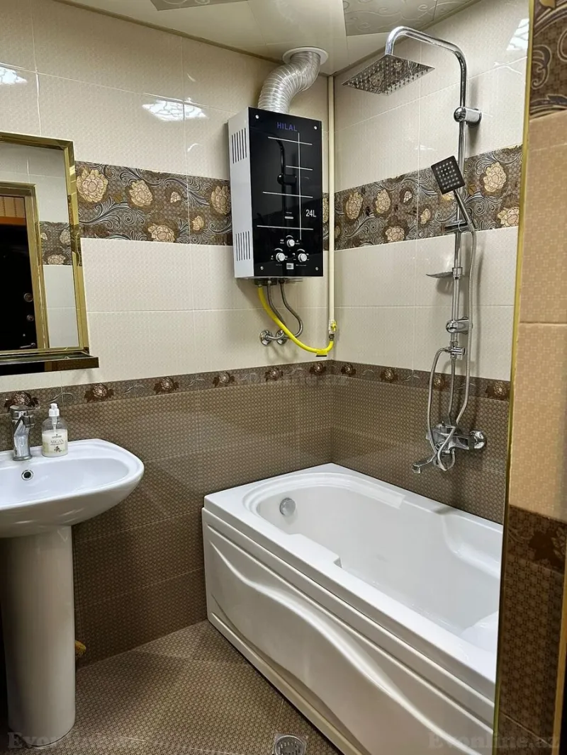 Kirayə verilir 2 otaqlı Mənzil Yeni tikili 60 m² Həzi Aslanov m. - şəkil 17