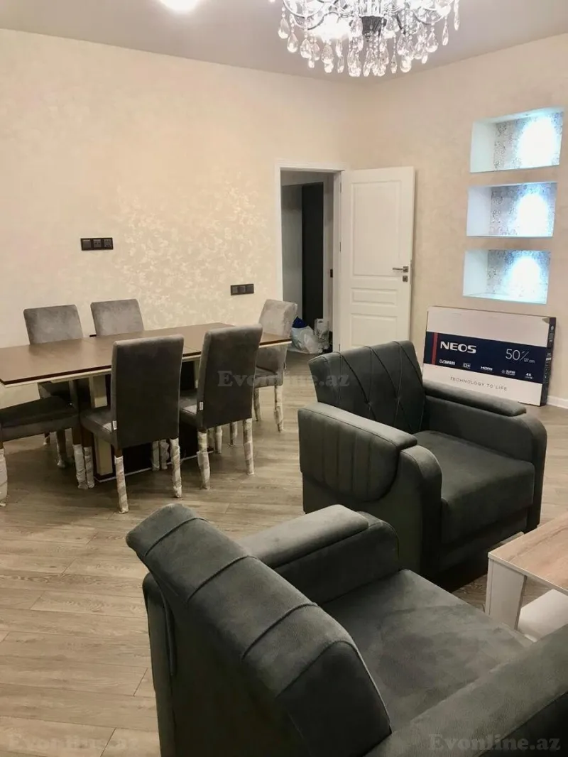 Kirayə verilir 3 otaqlı Mənzil Yeni tikili 110 m² Xətai m. - şəkil 3