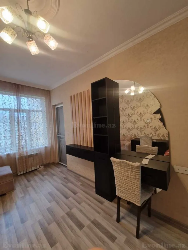 Kirayə verilir 2 otaqlı Mənzil Yeni tikili 50 m² Həzi Aslanov m. - şəkil 2