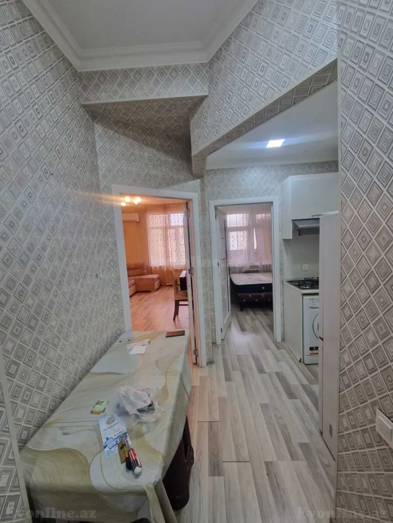 Kirayə verilir 2 otaqlı Mənzil Yeni tikili 50 m² Həzi Aslanov m. - şəkil 8