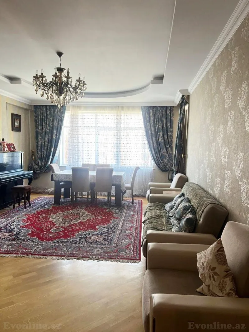 Kirayə verilir 3 otaqlı Mənzil Yeni tikili 150 m² Nizami m. - şəkil 3