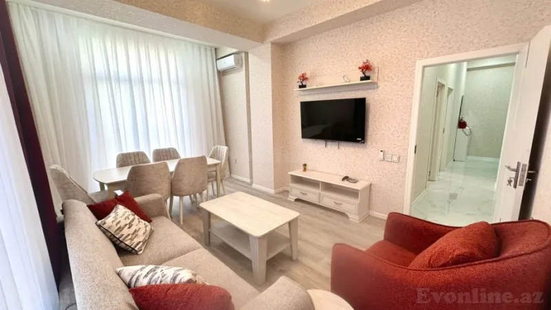 Kirayə verilir 2 otaqlı Mənzil Yeni tikili 60 m² Nəriman Nərimanov m. - şəkil 3