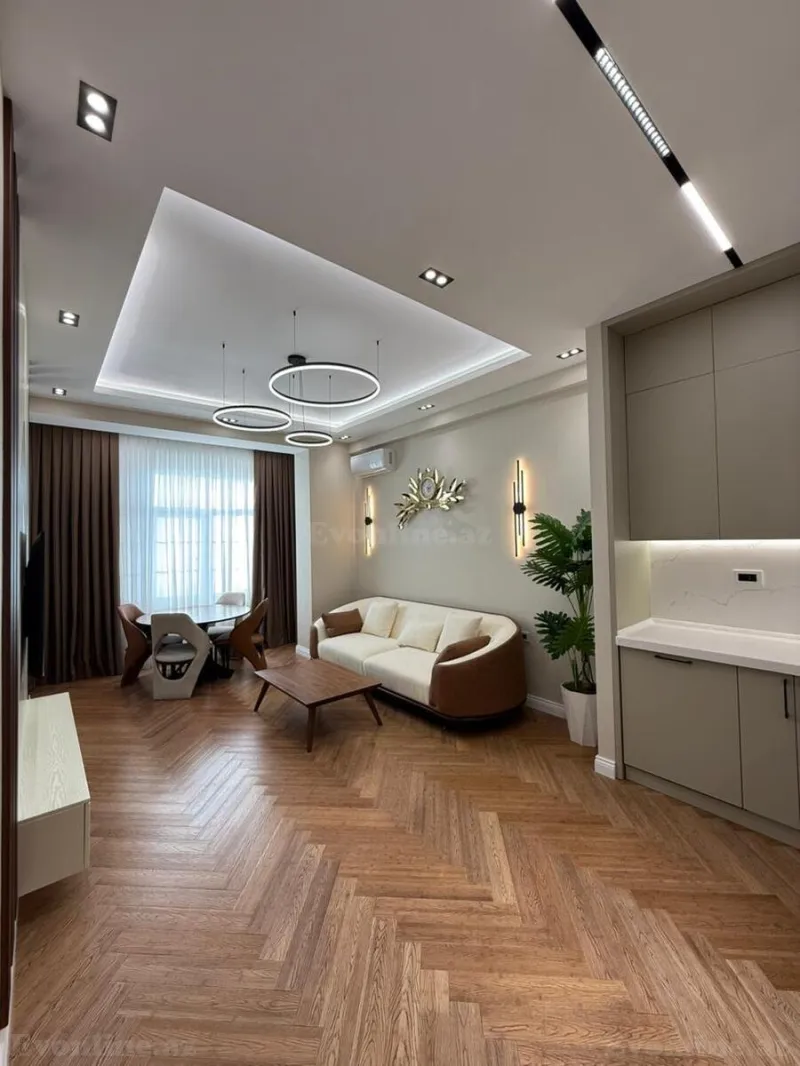 Satılır 3 otaqlı Mənzil Yeni tikili 68 m² Elmlər Akademiyası m. - şəkil 2