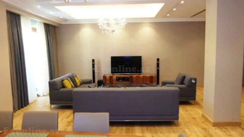 Kirayə verilir 5 otaqlı Mənzil Yeni tikili 250 m² Nəsimi r. - şəkil 11