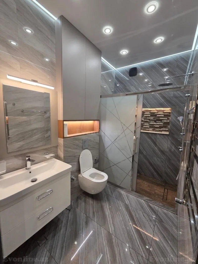 Kirayə verilir 2 otaqlı Mənzil Yeni tikili 80 m² Yasamal - şəkil 11