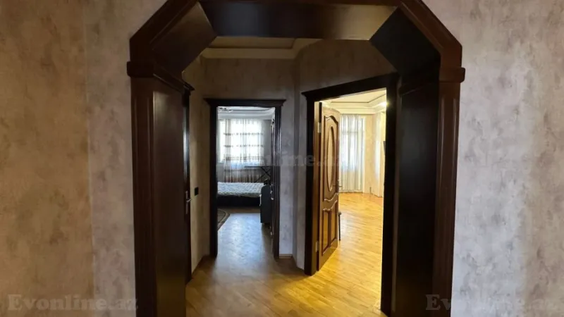 Kirayə verilir 3 otaqlı Mənzil Yeni tikili 125 m² Nəsimi r. - şəkil 2