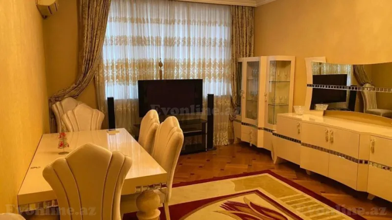 Kirayə verilir 3 otaqlı Mənzil Yeni tikili 100 m² Nəsimi r. - şəkil 2