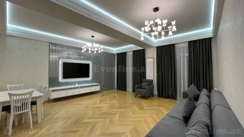 Kirayə verilir 3 otaqlı Mənzil Yeni tikili 160 m² Xətai r. - şəkil 2