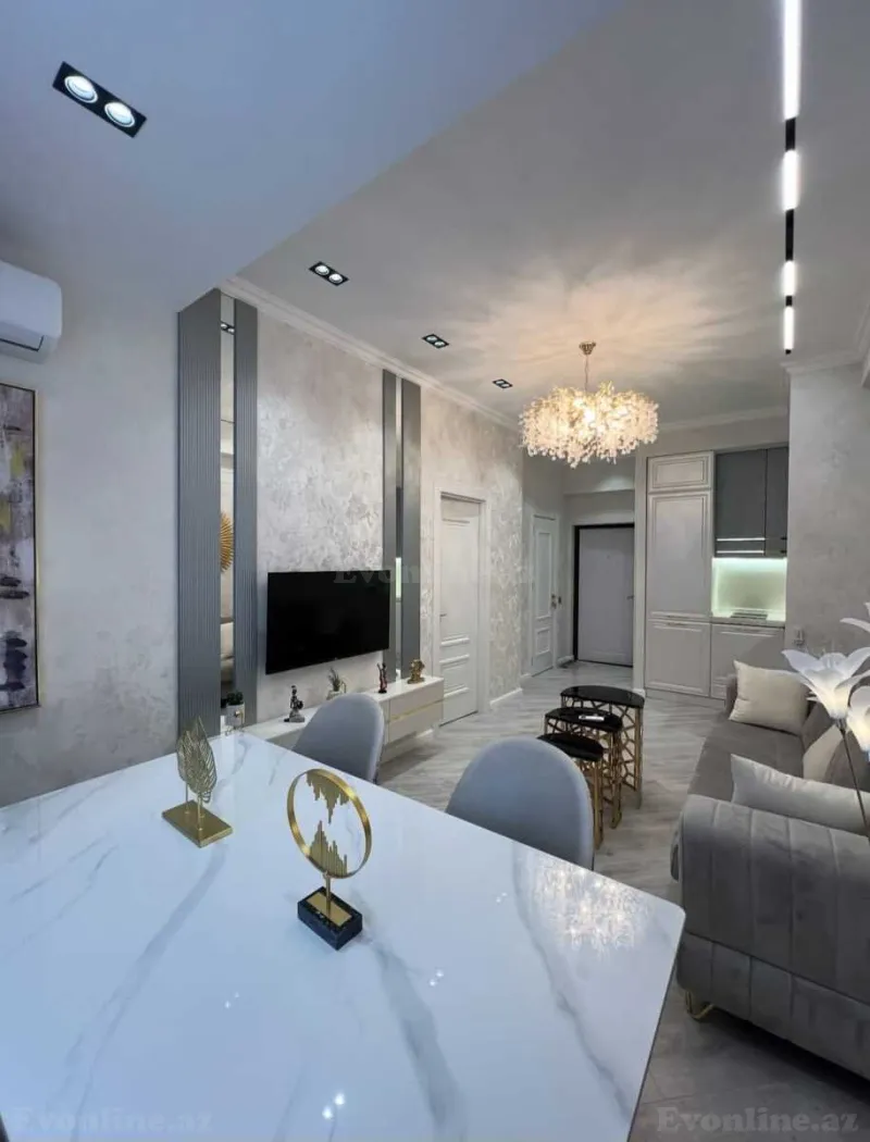 Kirayə verilir 2 otaqlı Mənzil Yeni tikili 50 m² Yasamal