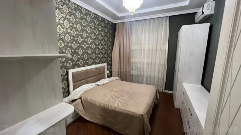 Kirayə verilir 2 otaqlı Mənzil Yeni tikili 84 m² Nəsimi r. - şəkil 3