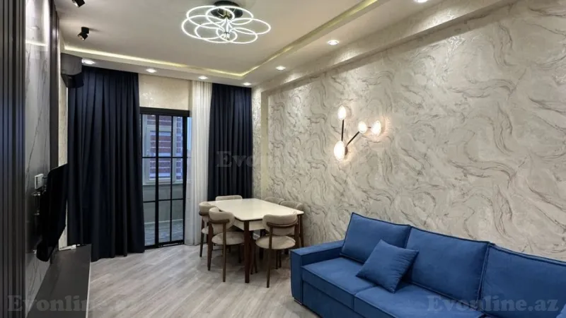 Satılır 2 otaqlı Mənzil Yeni tikili 55 m² Həzi Aslanov m. - şəkil 3