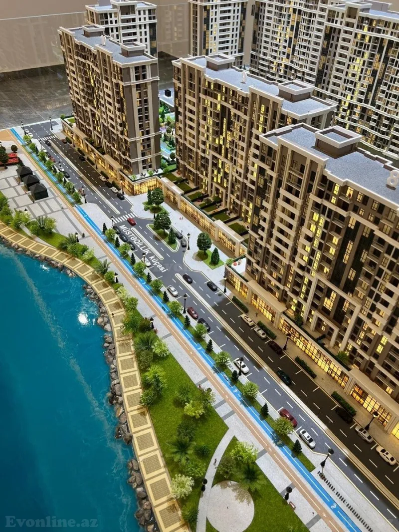 Satılır 2 otaqlı Mənzil Yeni tikili 48 m² Yasamal r. - şəkil 3