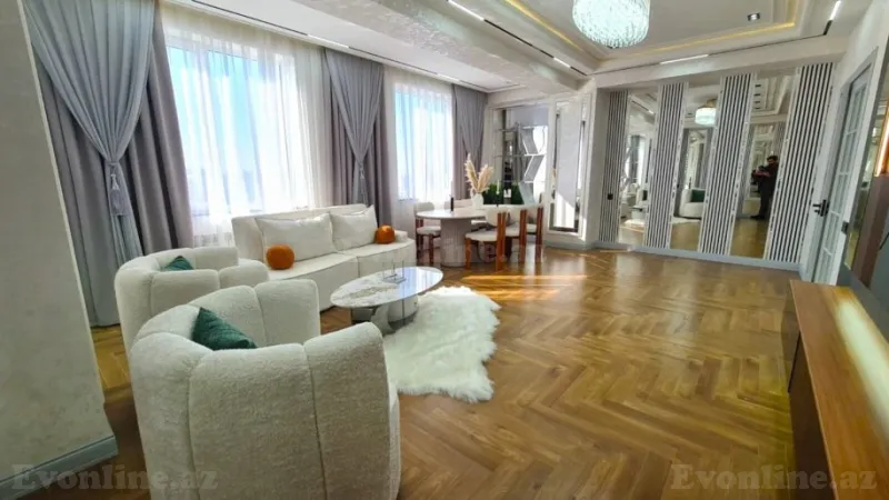 Satılır 4 otaqlı Mənzil Yeni tikili 186 m² Qara Qarayev m. - şəkil 4