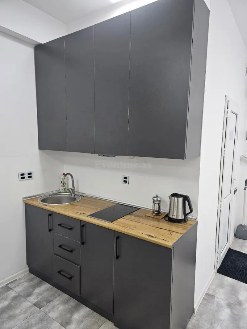 Kirayə verilir 1 otaqlı Mənzil Yeni tikili 36 m² Nərimanov r. - şəkil 5