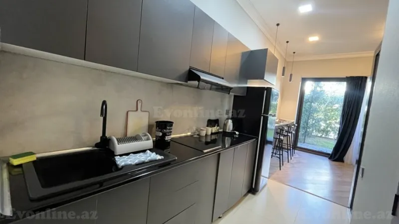 Kirayə verilir 1 otaqlı Mənzil Yeni tikili 60 m² Sabunçu r. - şəkil 3