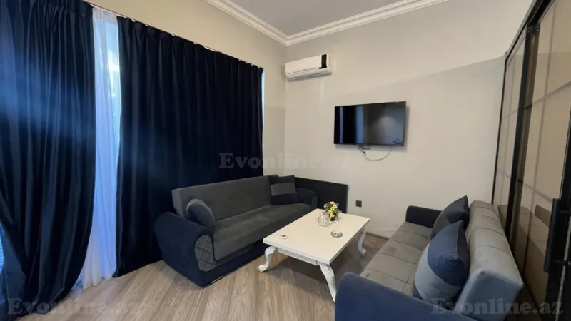 Kirayə verilir 1 otaqlı Mənzil Yeni tikili 60 m² Sabunçu r. - şəkil 5
