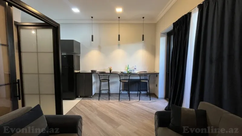 Kirayə verilir 1 otaqlı Mənzil Yeni tikili 60 m² Sabunçu r. - şəkil 10