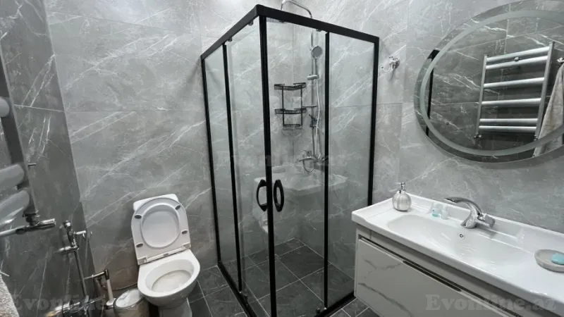 Kirayə verilir 1 otaqlı Mənzil Yeni tikili 60 m² Sabunçu r. - şəkil 14