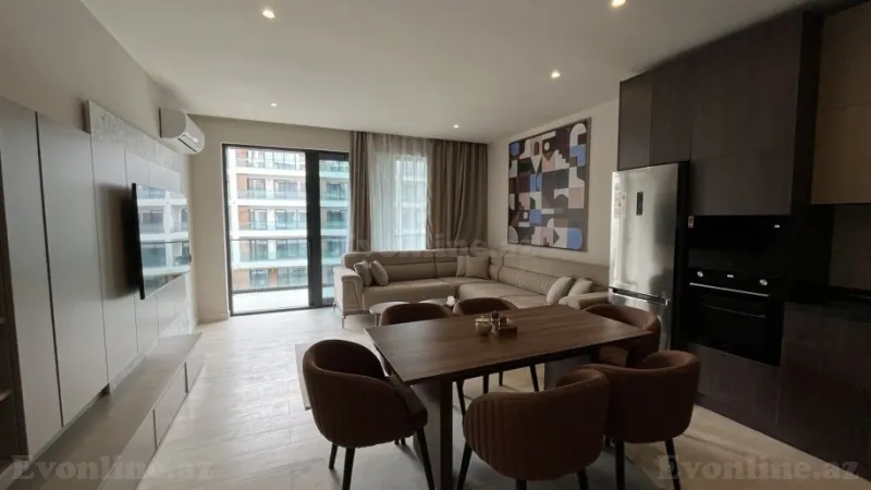 Kirayə verilir 2 otaqlı Mənzil Yeni tikili 100 m² Sabunçu r. - şəkil 3